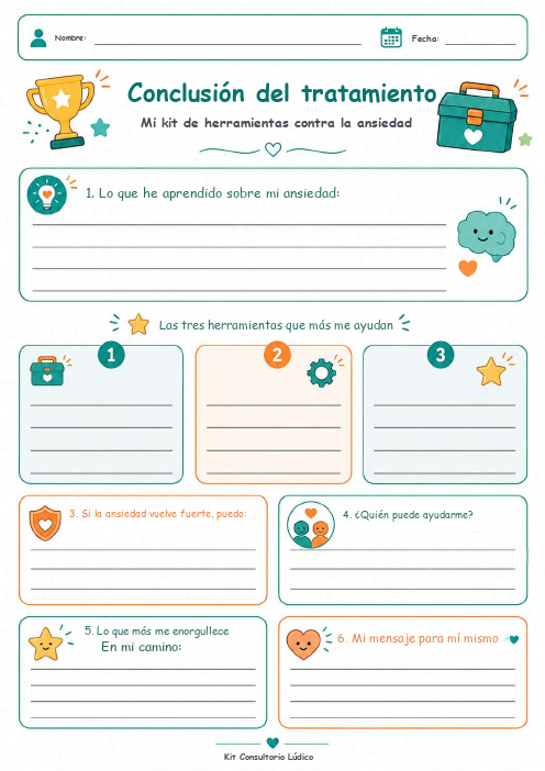 Conclusión del tratamiento — Ritual de Alta para la Ansiedad