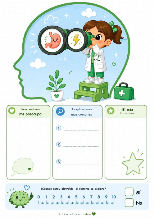 El médico en la cabeza — Trabajar con la ansiedad y la hipocondría infantil