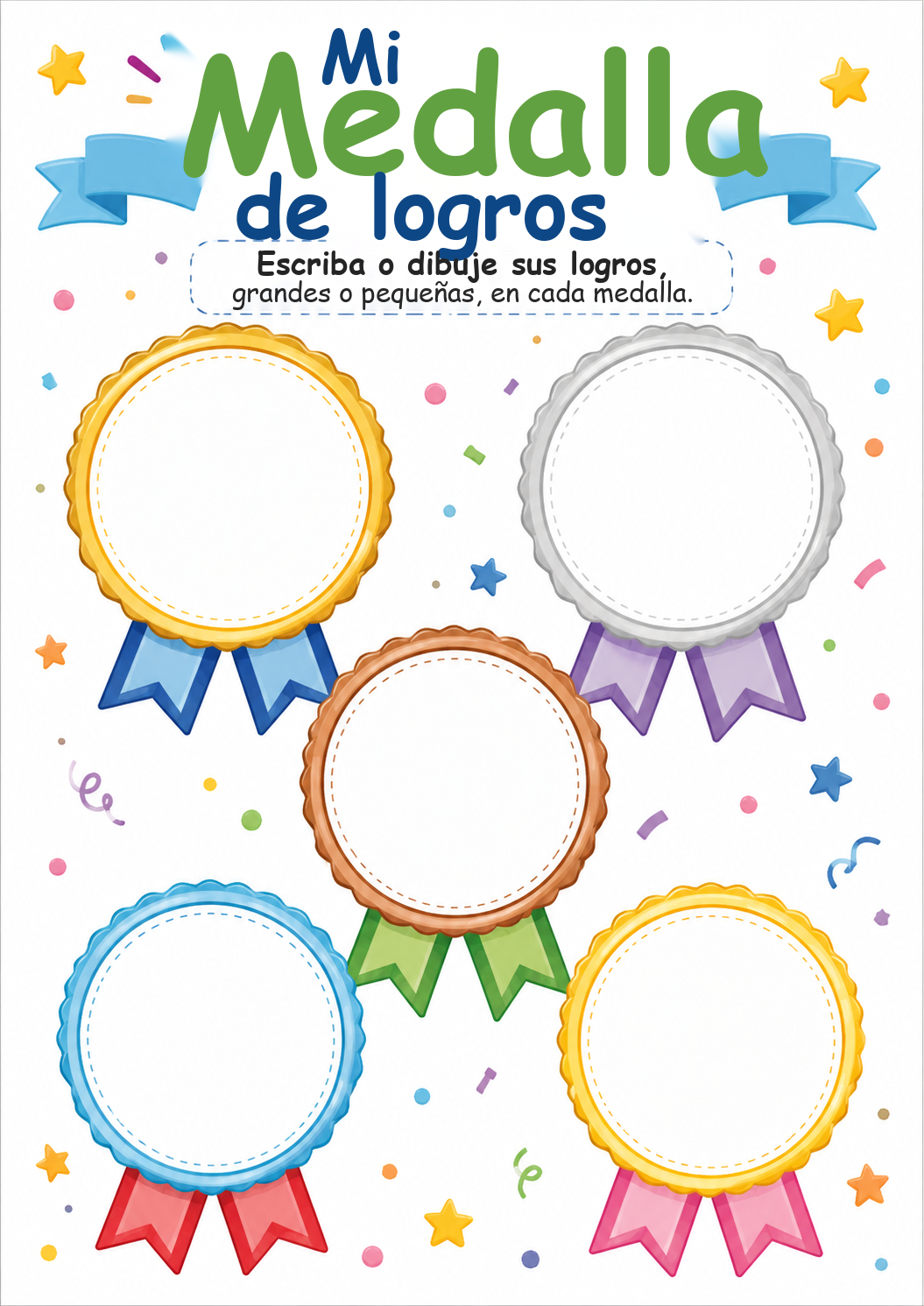 Mi Medalla de Logros — Registro visual de las victorias personales