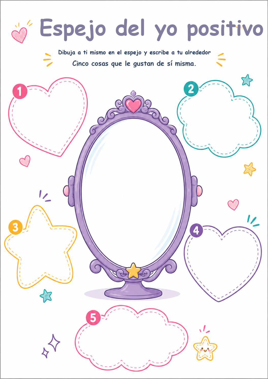 Espejo del yo positivo — Autoimagen y auto-percepción corporal positiva