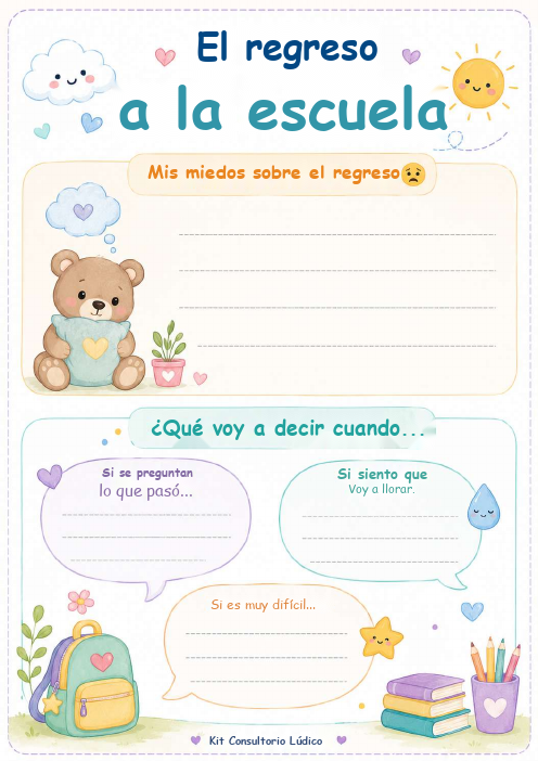 El regreso a la escuela — Preparando a los niños para regresar al ambiente escolar después de la pérdida