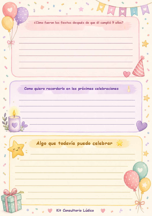 La fiesta sin él — Significaban celebraciones y fechas conmemorativas después de la pérdida