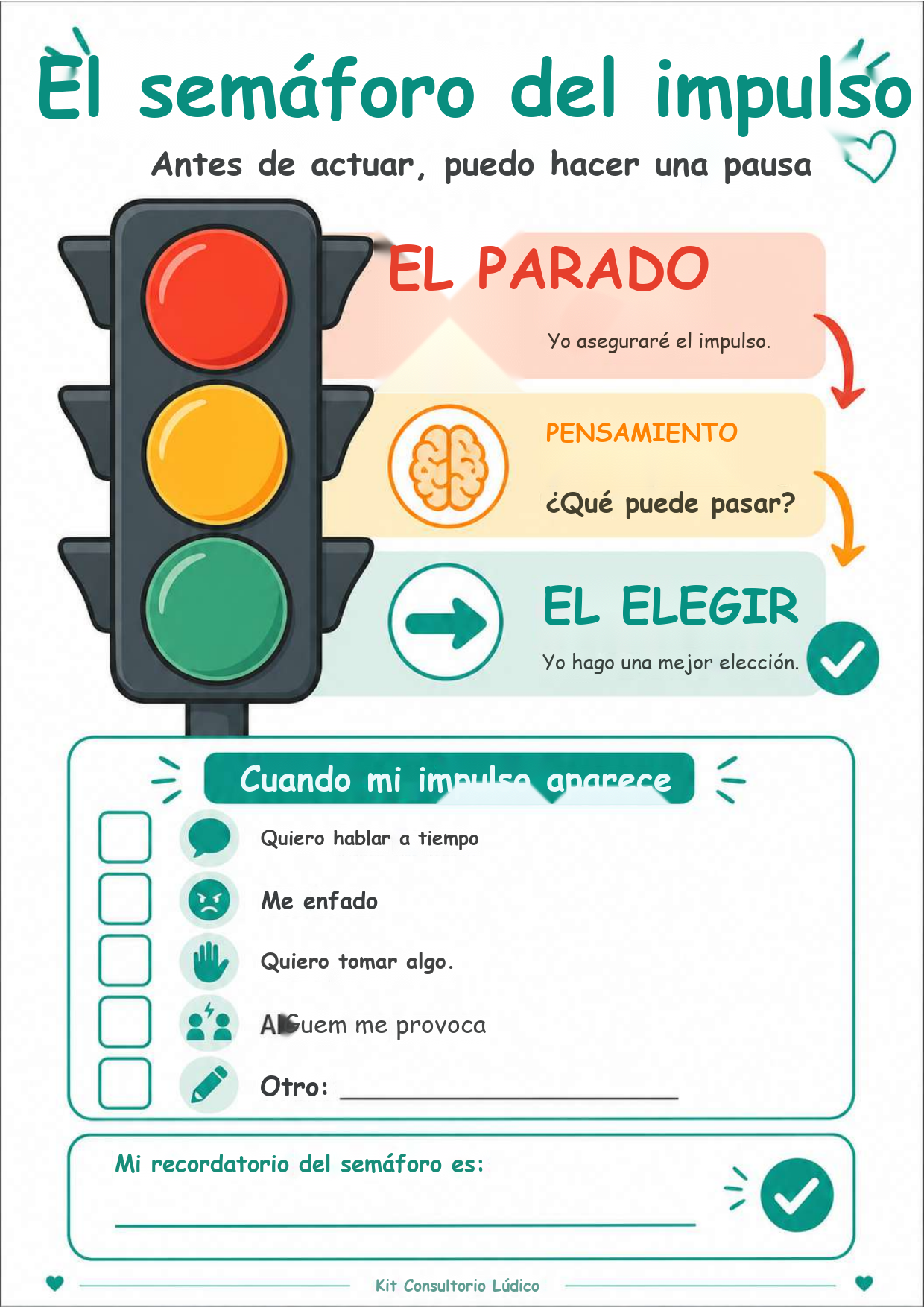El semáforo del impulso — Pausa entre el estímulo y la respuesta