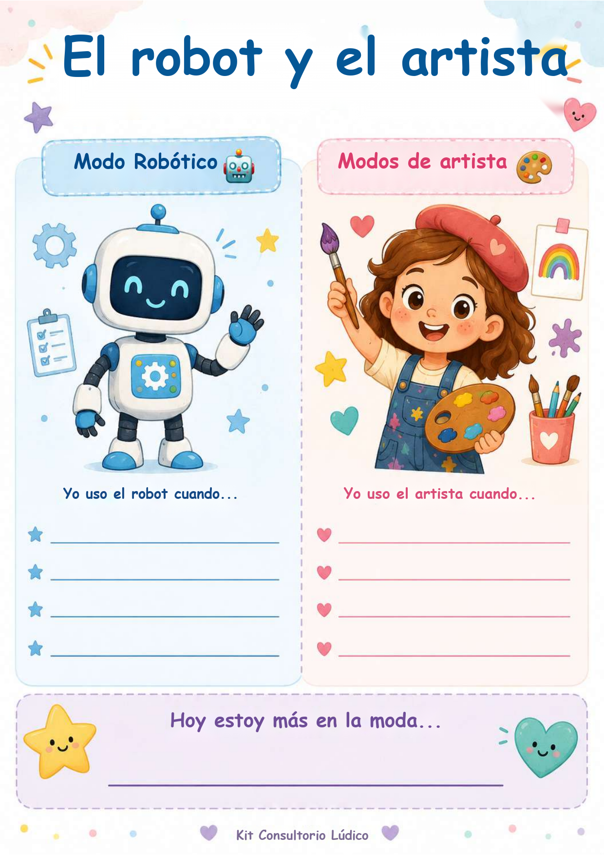 El robot y el artista — Equilibrar el pensamiento estructurado y el creativo en el TDAH