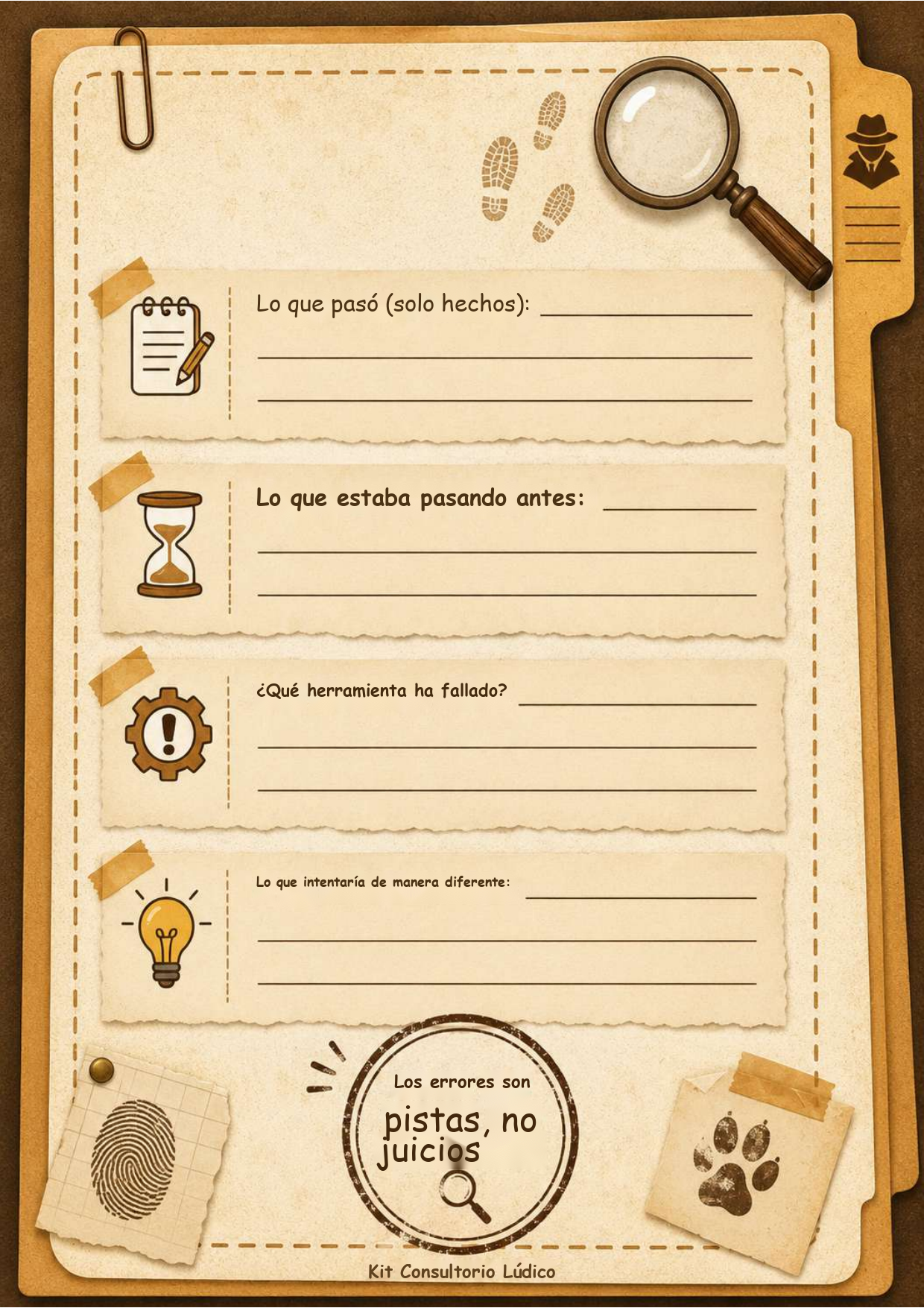 El detective del error — Transformando el fracaso en aprendizaje